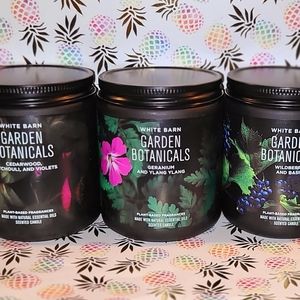 Garden Botanical Test Candles
